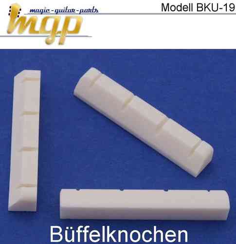 BKU-19 - Knochensattel 35 mm für Ukulele